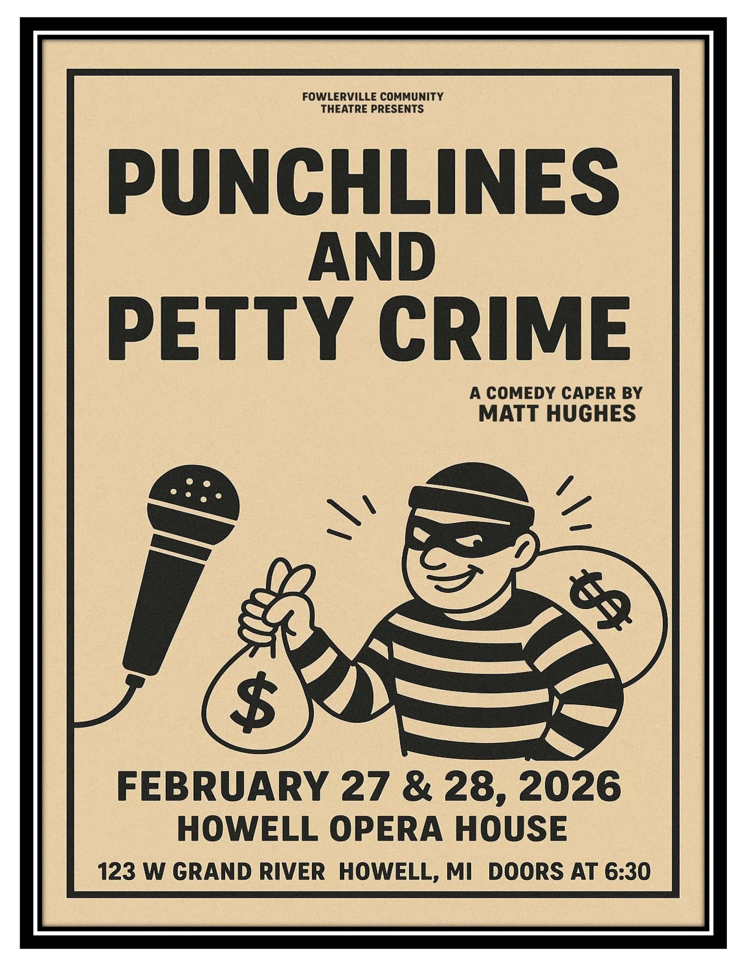 Punchlines &amp; Petty Crime