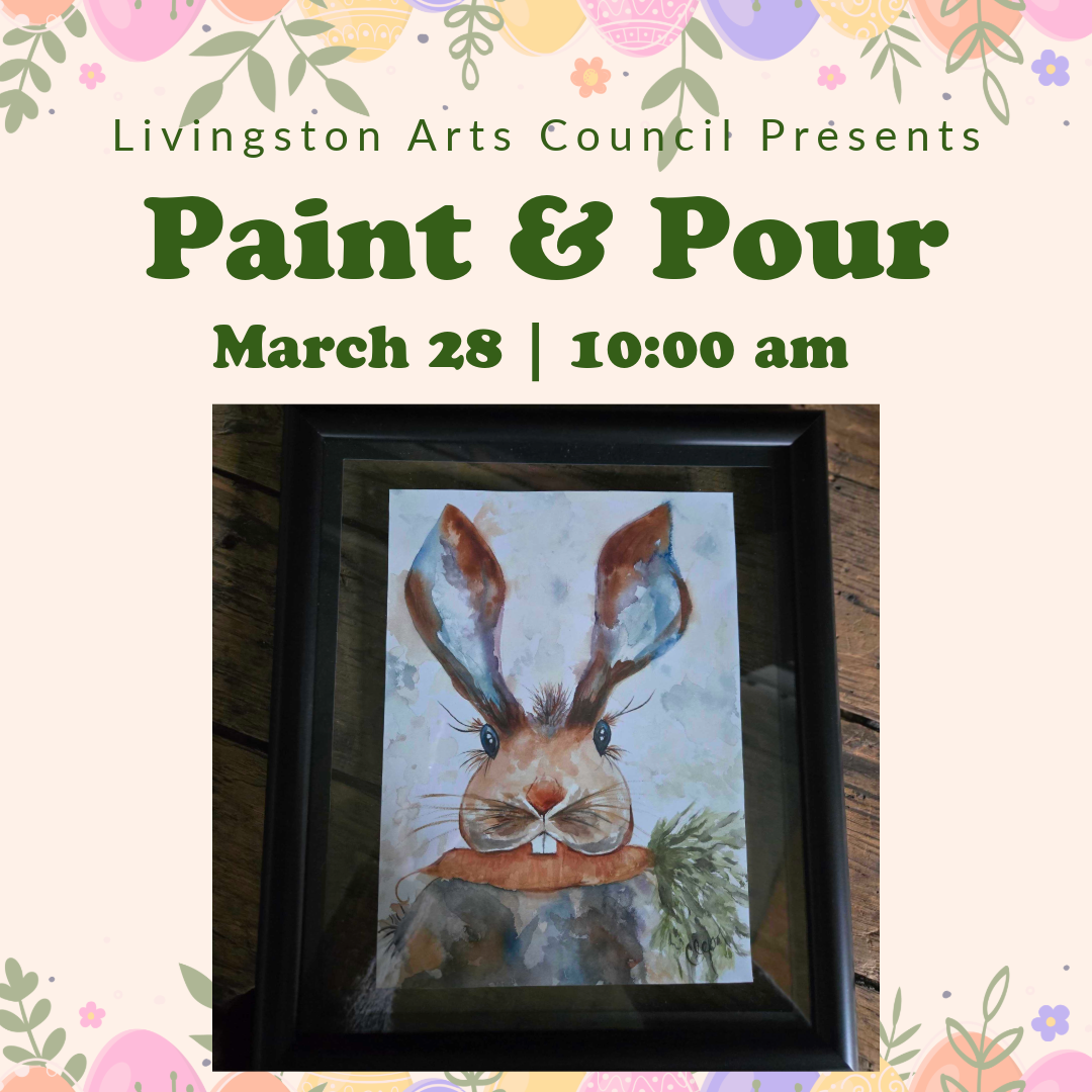 Bunny Paint & Pour Watercolor