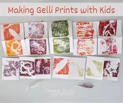 Children's Gelli Printing Class 