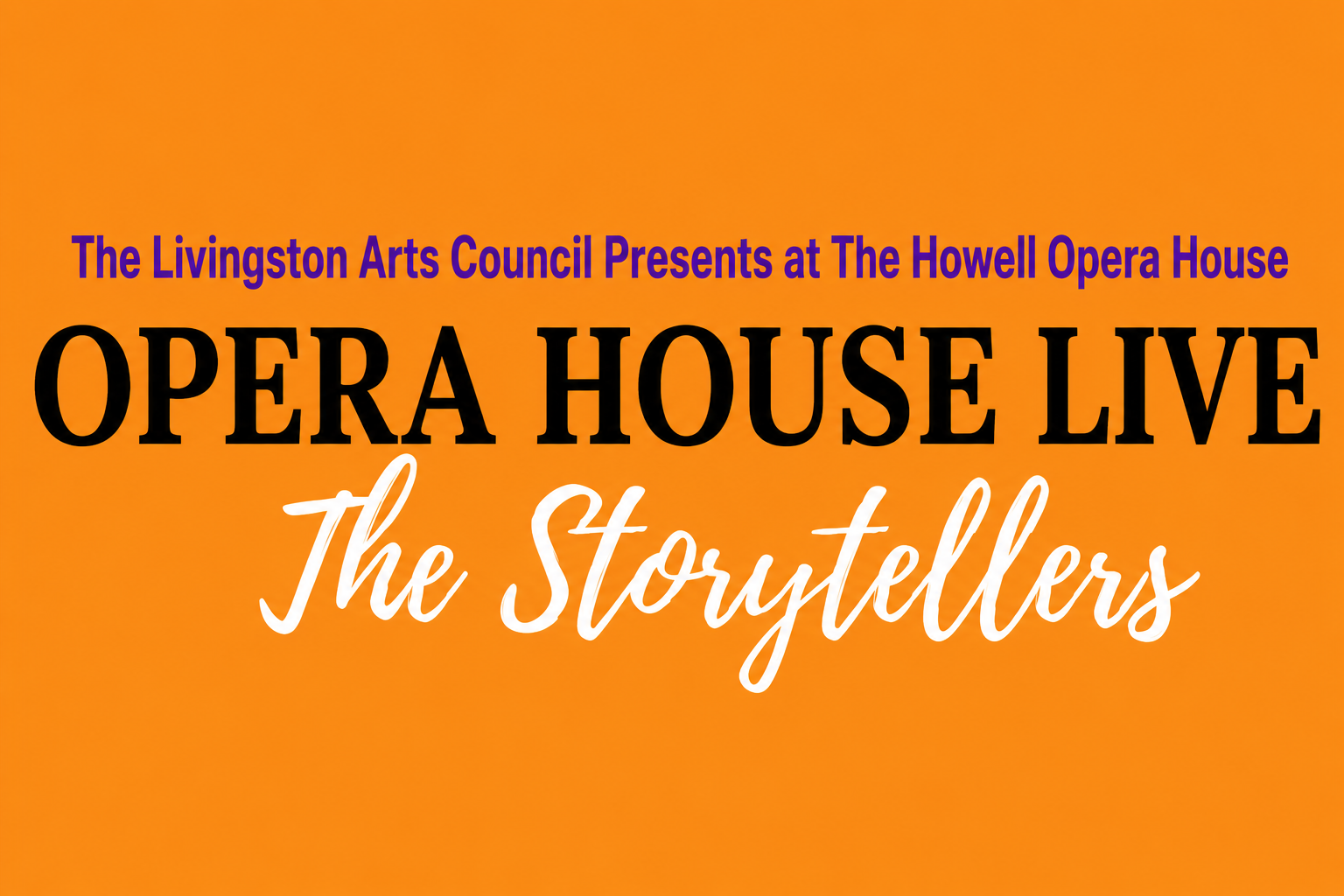 "Opera House Live - The Storytellers" 