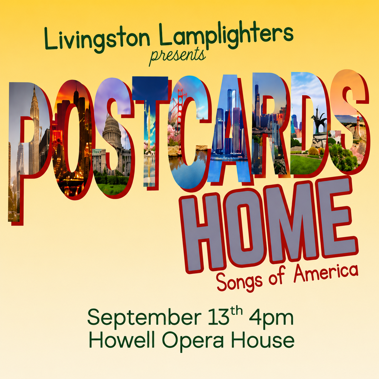Livingston Lamplighters - Postcards Home Songs of America