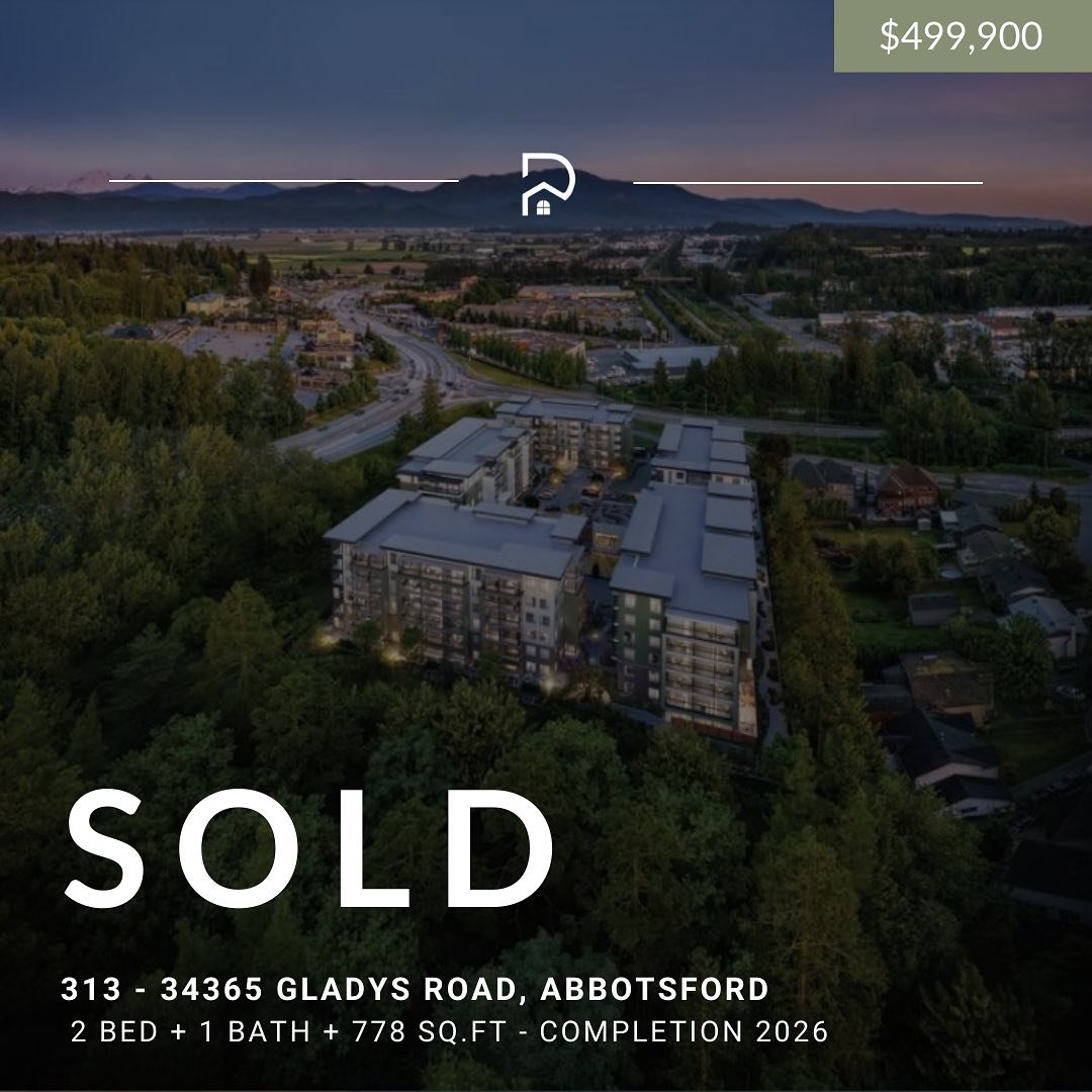 P U R C H A S E D🙌

Congratulations to my savvy investor on her purchasing into one of Abbotsford&rsquo;s newest developments at The Sage by Diverse Properties. 

Known for their quality and design I am super excited to see the 5 building condominiu
