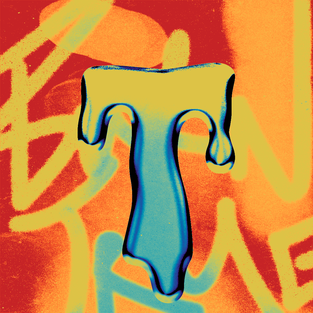 Concept for an album cover for True Men, an a capella group on Truman campus.