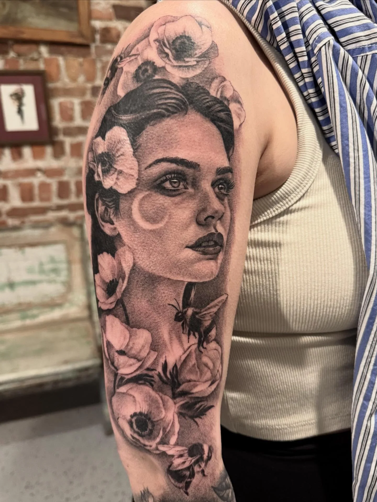 One more session to complete this sleeve for Alicia. Thanks for sitting like a champ @aliciadiclementi 🙌 
Booking for the Spring , DM or email benthompsontattooer@gmail.com