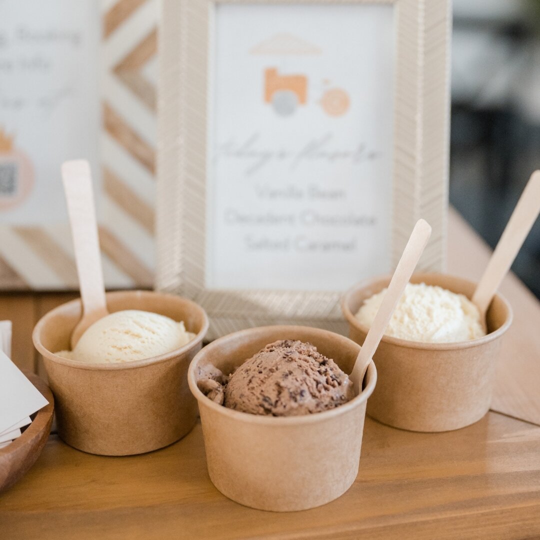 Kicking off the week with our favorite flavors! 🚲🍦 Our treats are perfect for any gathering, big or small. Salted Caramel, Decadent Chocolate &amp; Vanilla Bean are 3 of our most popular flavors. Did you know we also offer gelato &amp; sorbet? ⁣

L