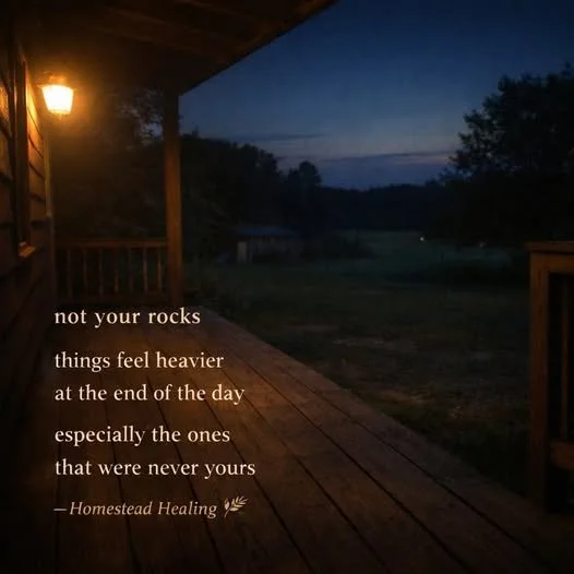 Not your rocks.