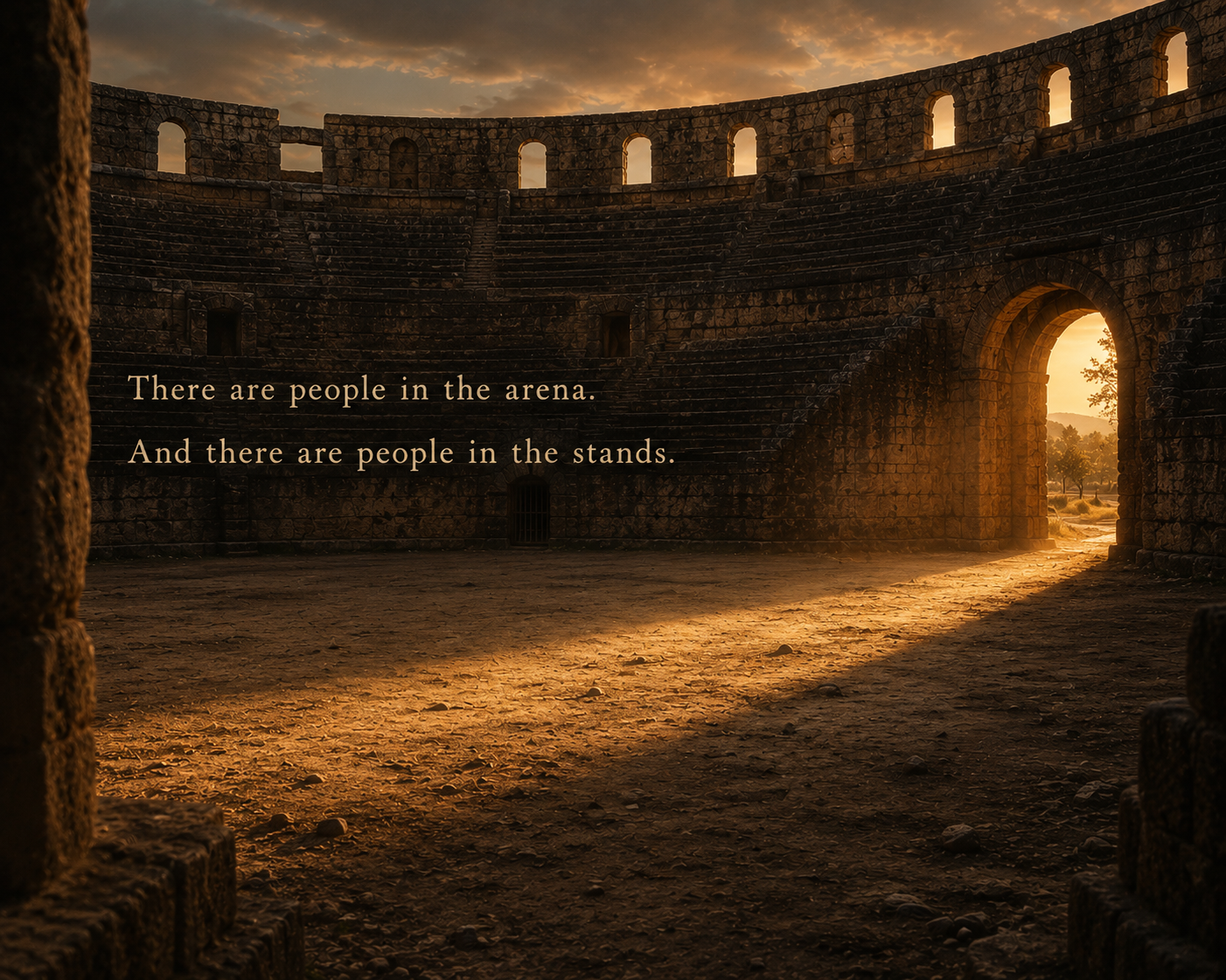 The arena.