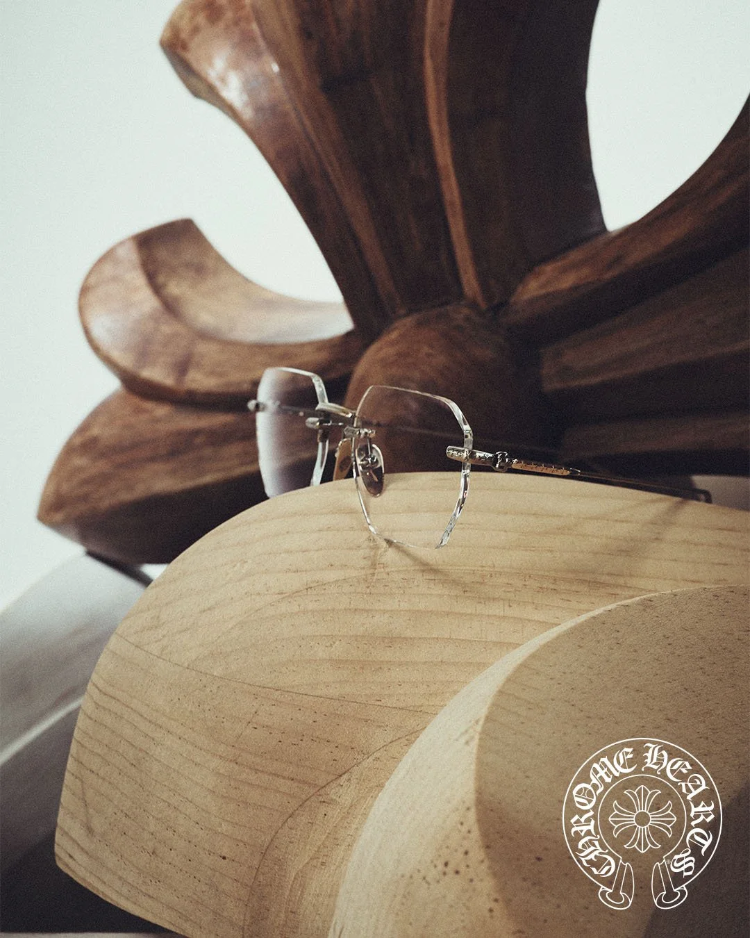 Chrome Hearts 22K gold and handcrafted wooden frames — Ocular & Eyes Sydney CBD boutique