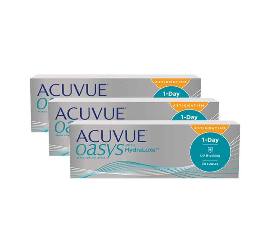 Acuvue 1 Day Oasys Astigmatism (90Pk) $165