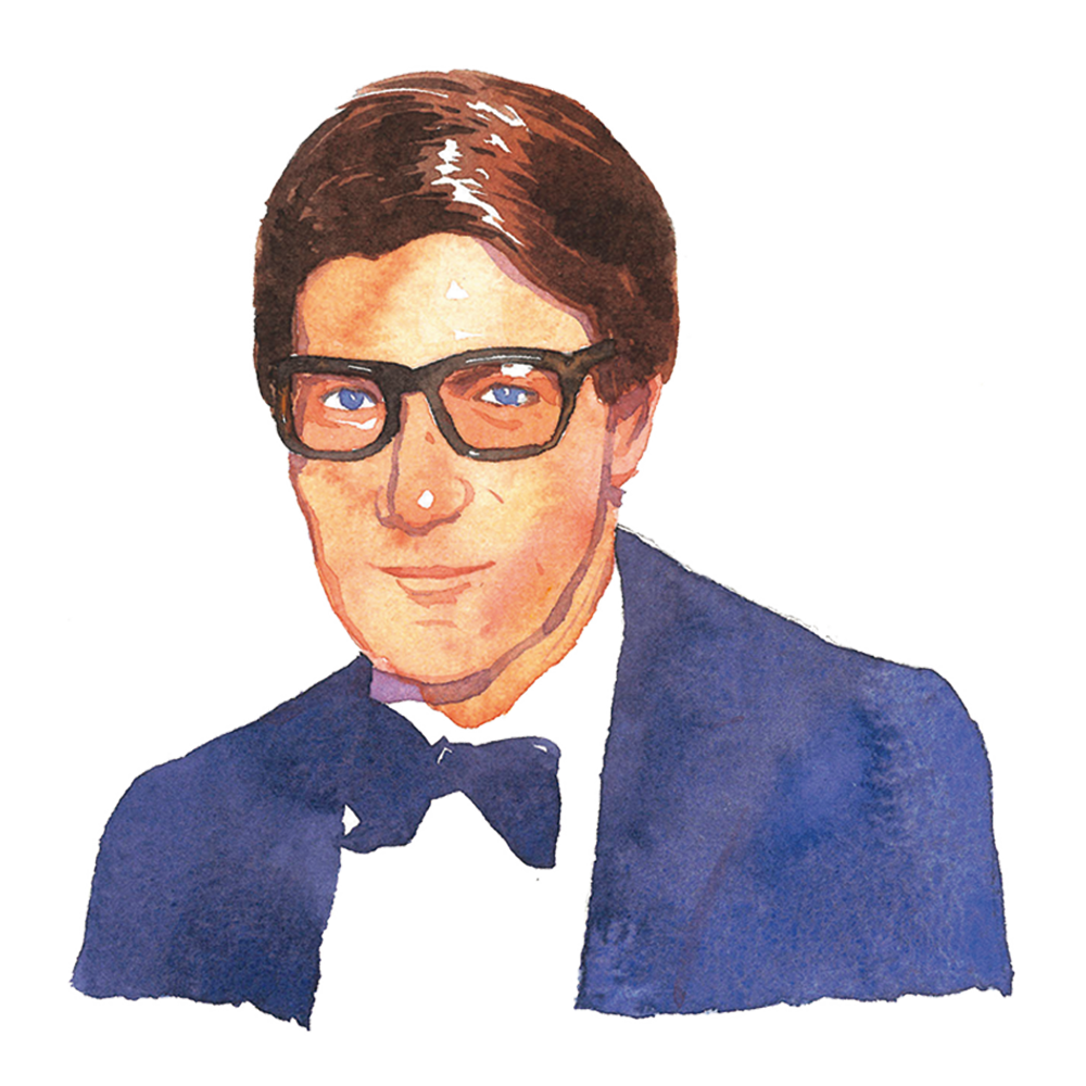 Yves Saint Laurent illustration