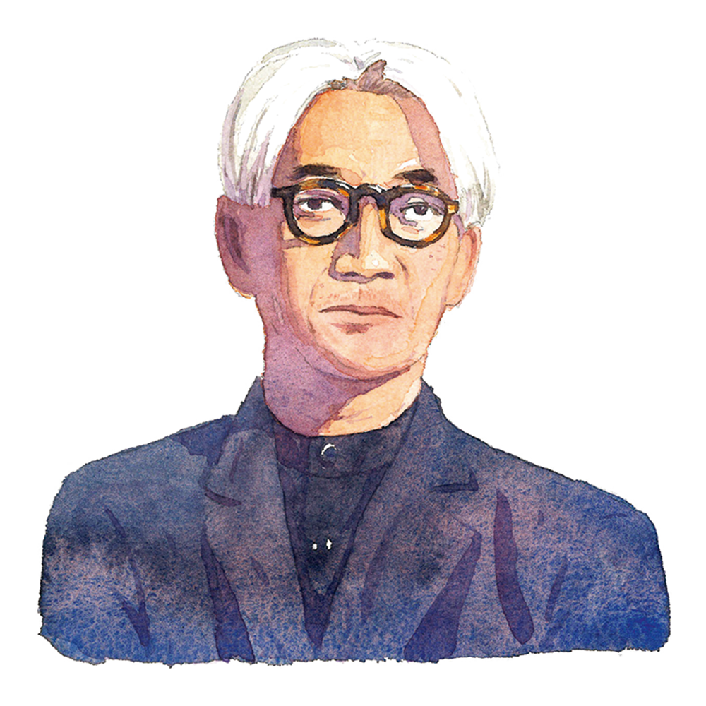 Ryuichi Sakamoto illustration