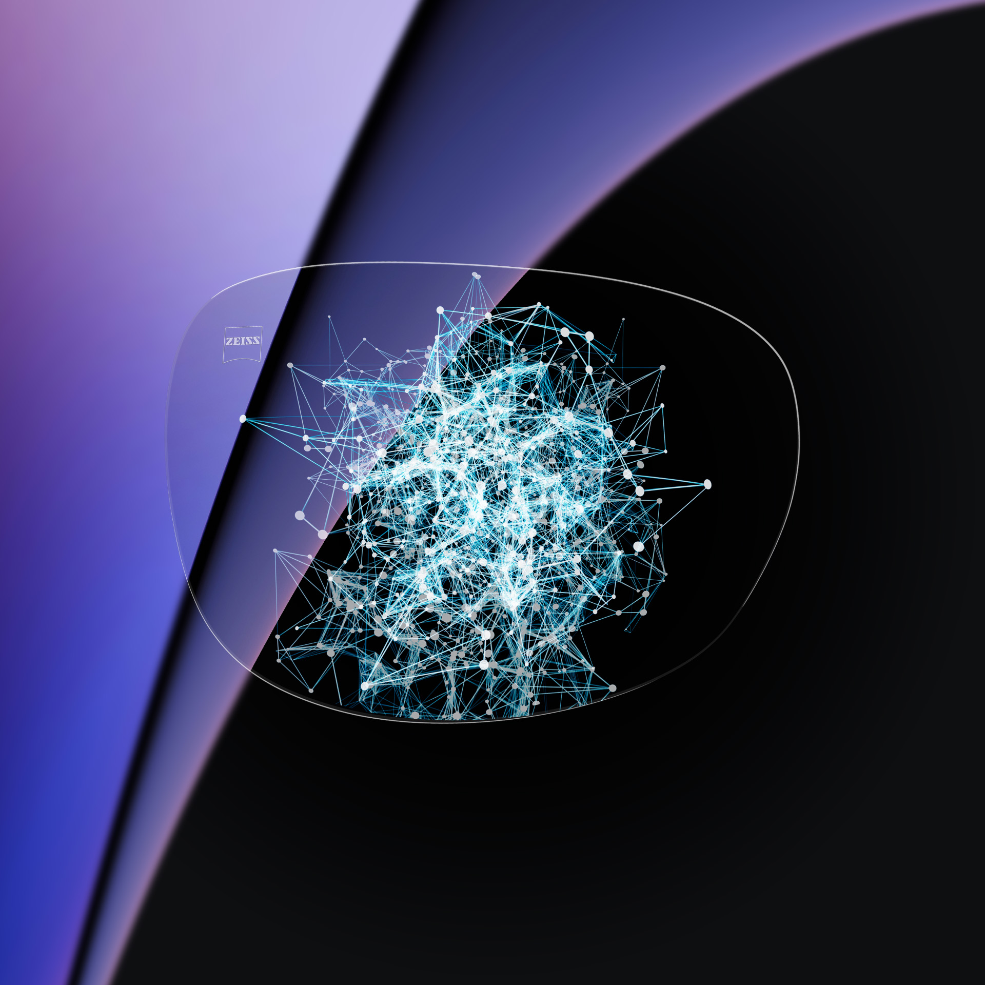 ZEISS ClearMind lens visualisation, NeurOptix clarity zones