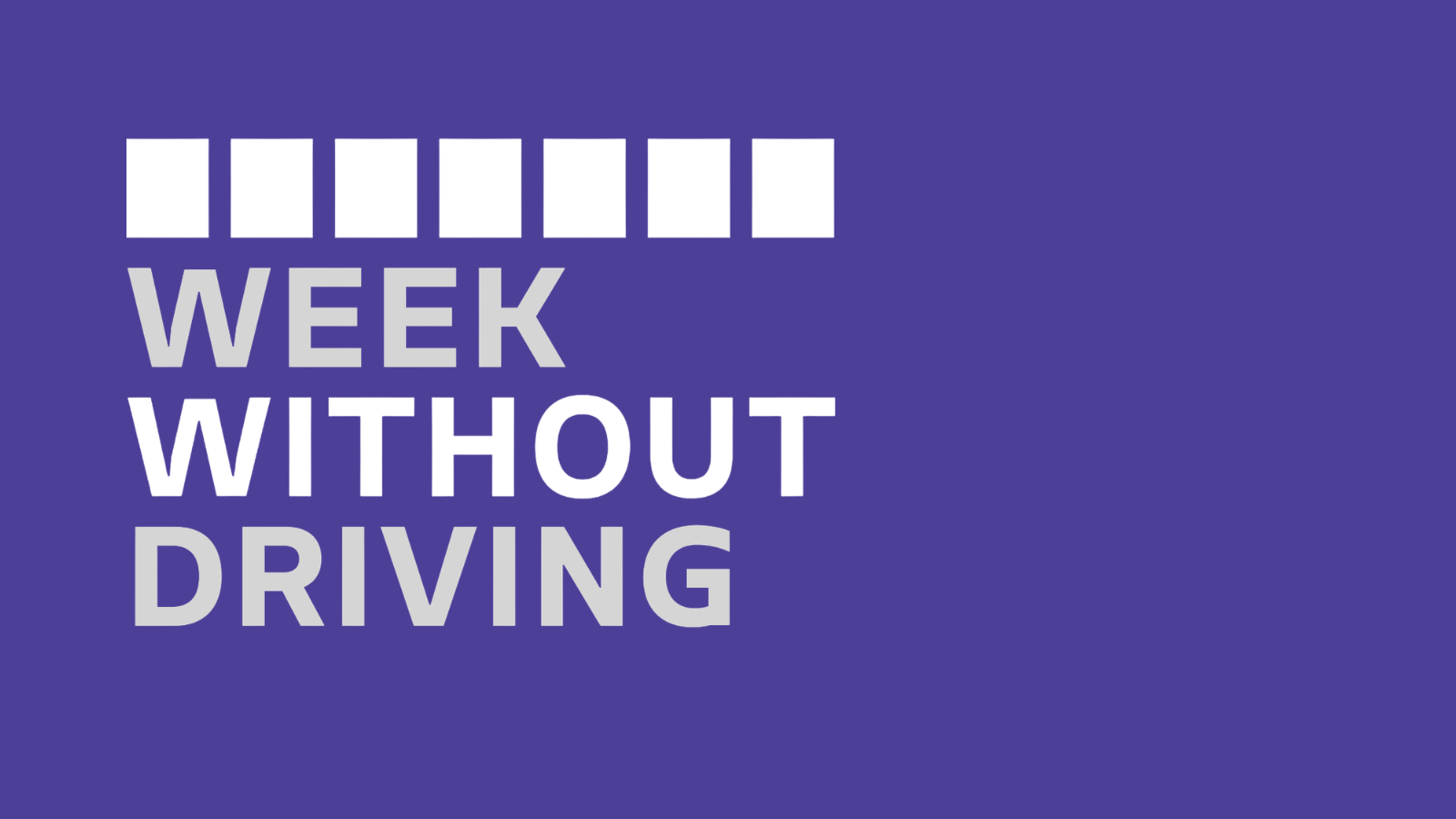 Week Without Driving 2026