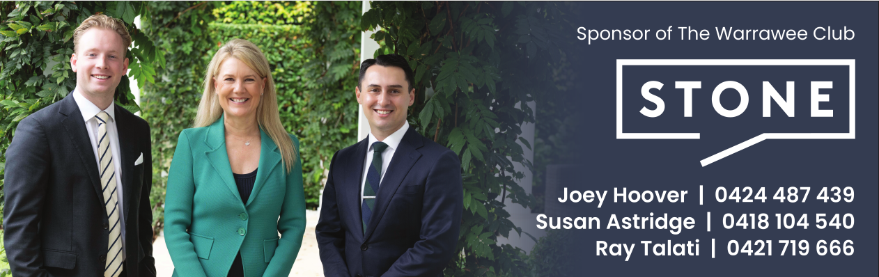 Stone Real Estate is a proud sponsor of Warrawee Club