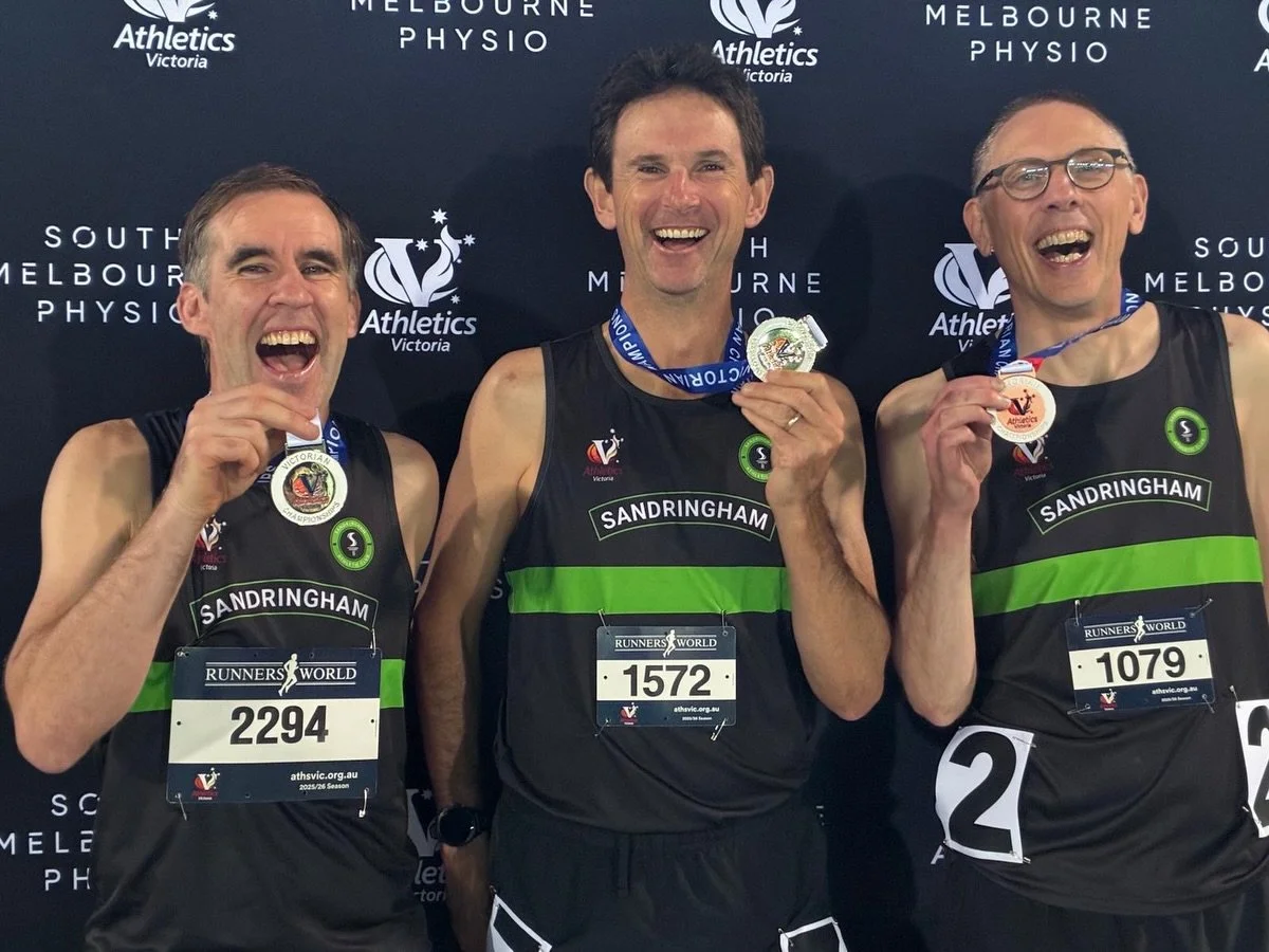 Our masters athlete ranks are growing each year! 

A huge thanks to Jonathan Reeve for organising relays and recruiting some amazing teammates to the club 💚🖤 

If you&rsquo;re interested in getting back into competing, please get in touch with us -