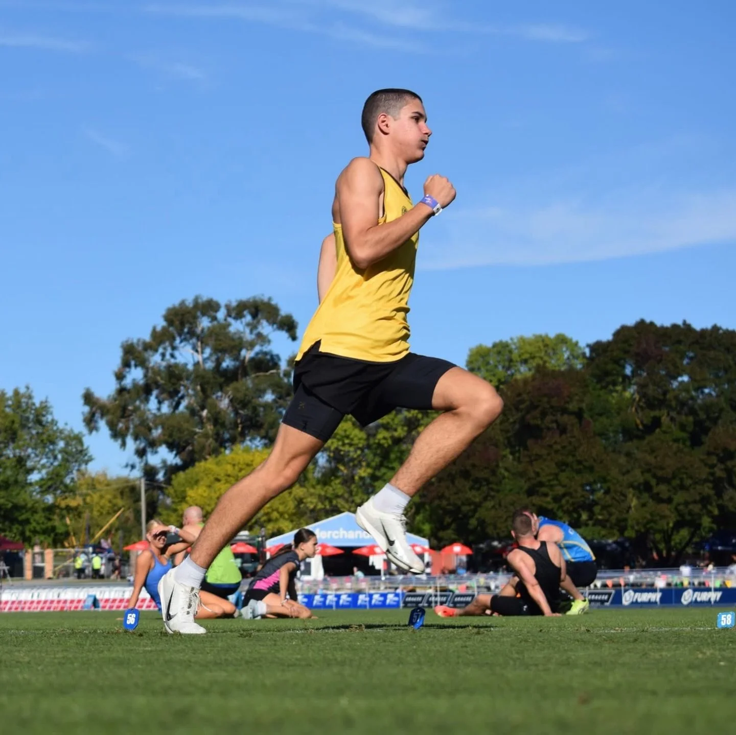 Stawell Gift Recap 🐣

We had a great group of athletes head to the Stawell Gift over Easter weekend! Always a great competition, and very exciting racing. A few standouts: 

Matt Harvey - had an absolute crack in the Open 550m to come home with 2nd 