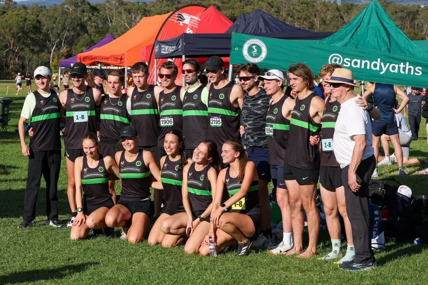 Jells Park Relay 🌳

🏆 Historic day for Sandy winning both Premier relays!

Men&rsquo;s Premier 🥇
Logan Janetzki 18:22 &middot; William Garbelotto 18:16 &middot; Max Luke 19:07 &middot; Hamish Donohue 18:32 &middot; Callen Goldsmith 18:41 &middot; 