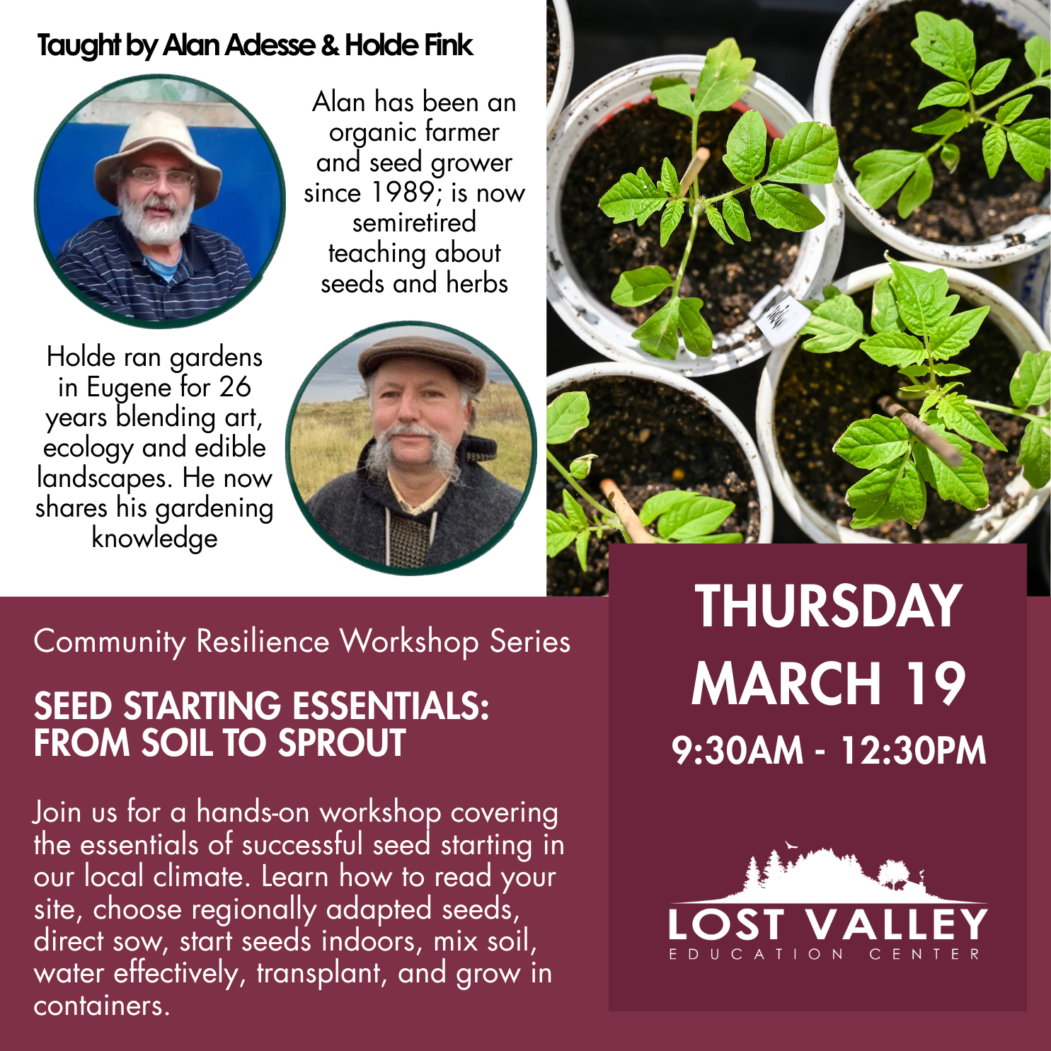 Gardening knowledge from Seeds to SEED