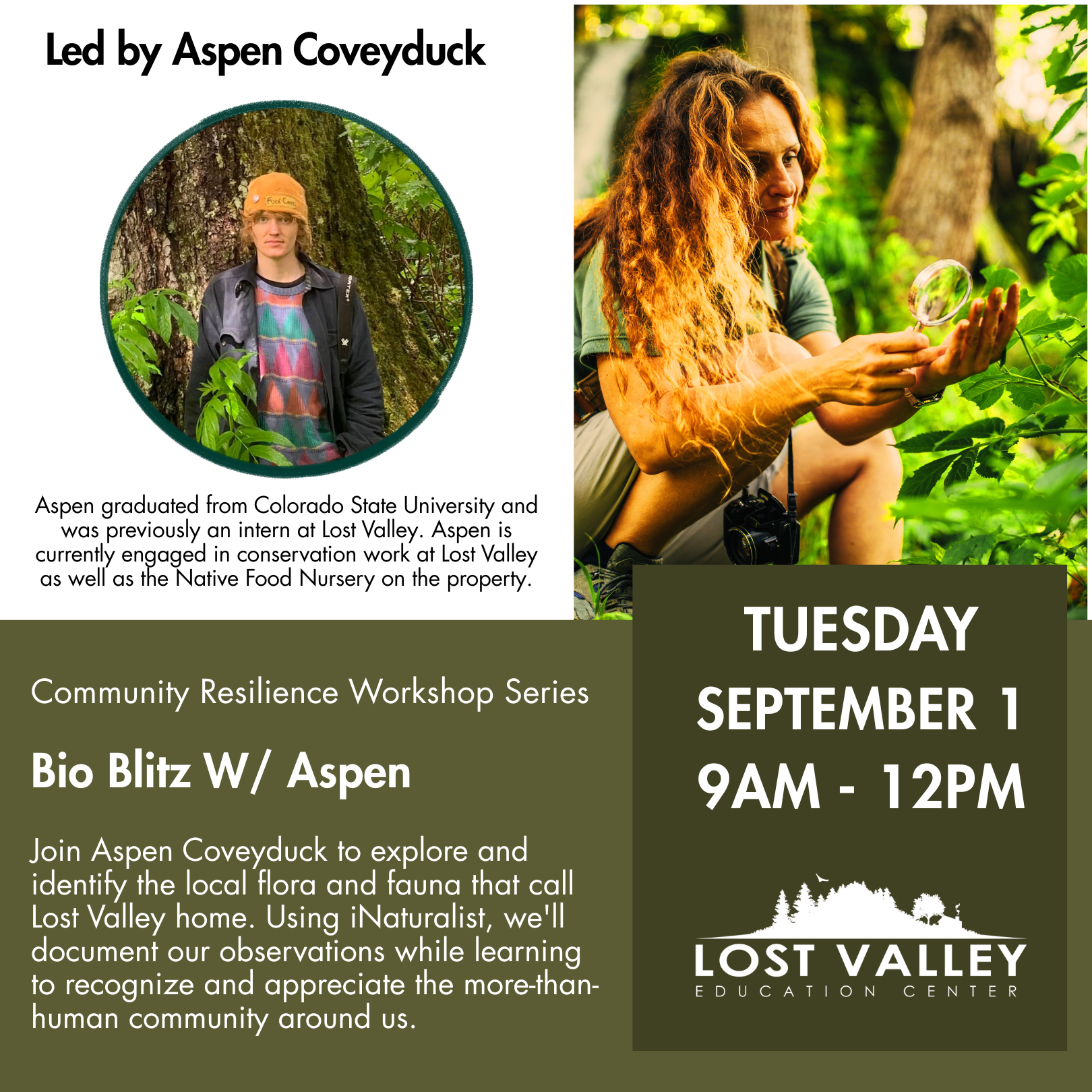 Bio Blitz With Aspen