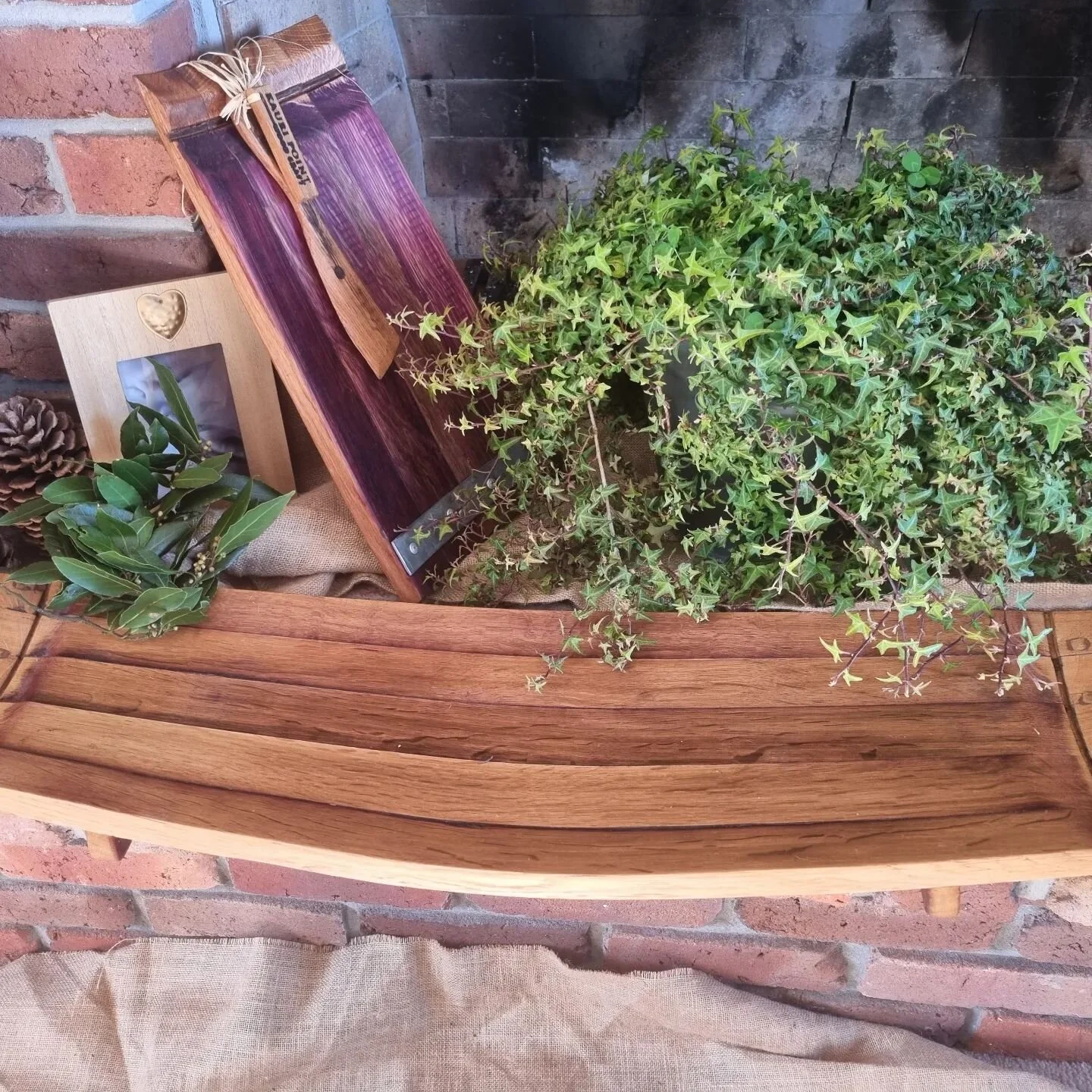Check out this vintage platter! Can be used in different ways; as a platter or a neat display in your home! 
$270p+p 
Get in touch today! 

Have a look at our other products on our website 
https://www.kauripointwoodcraft.com/