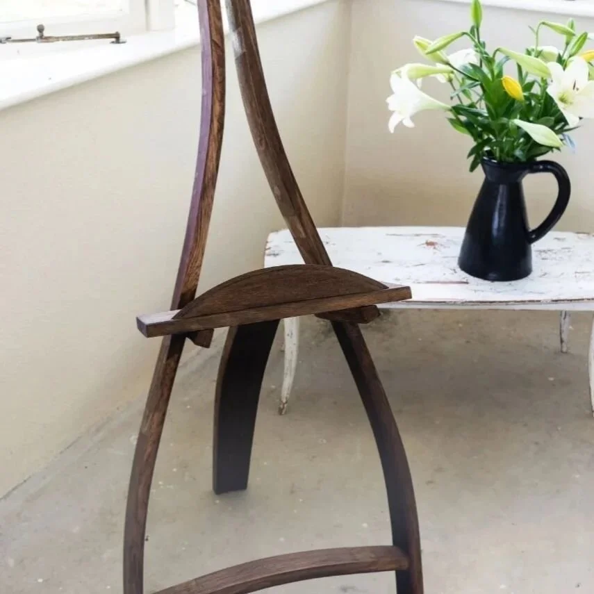 Imagine this stunning easel in your home!  This easel is handmade from an aged wine barrel, can guarantee it'll add character to your home! 
Only $295 p+p

Check out our other decors through https://www.kauripointwoodcraft.com/