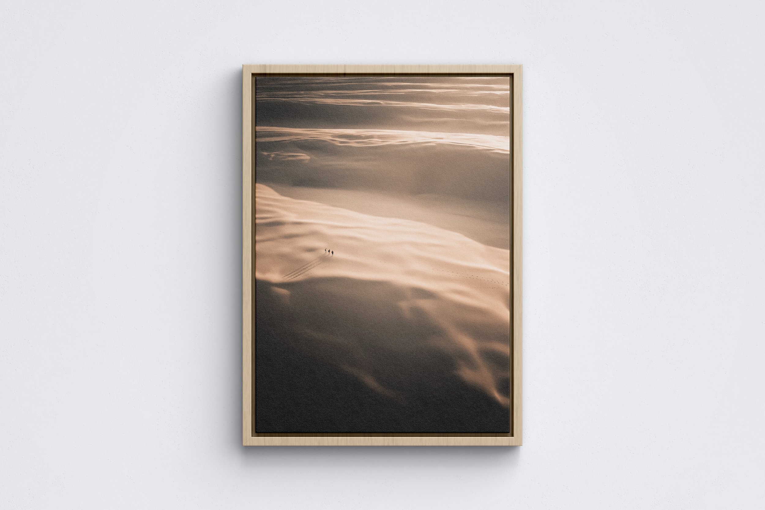 Aimless Explorers Framed Canvas Raw Oak.jpg