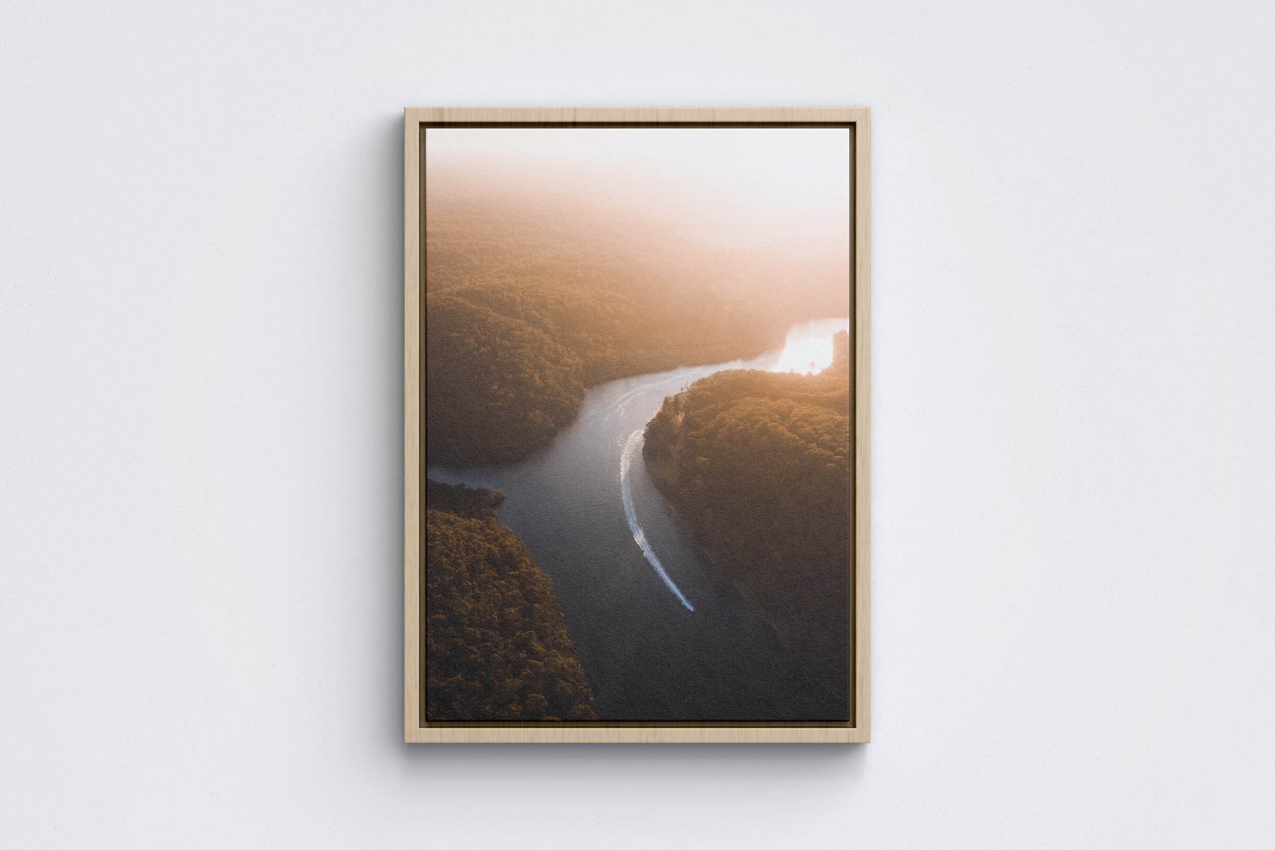Go With the Glow Framed Canvas Raw Oak.jpg