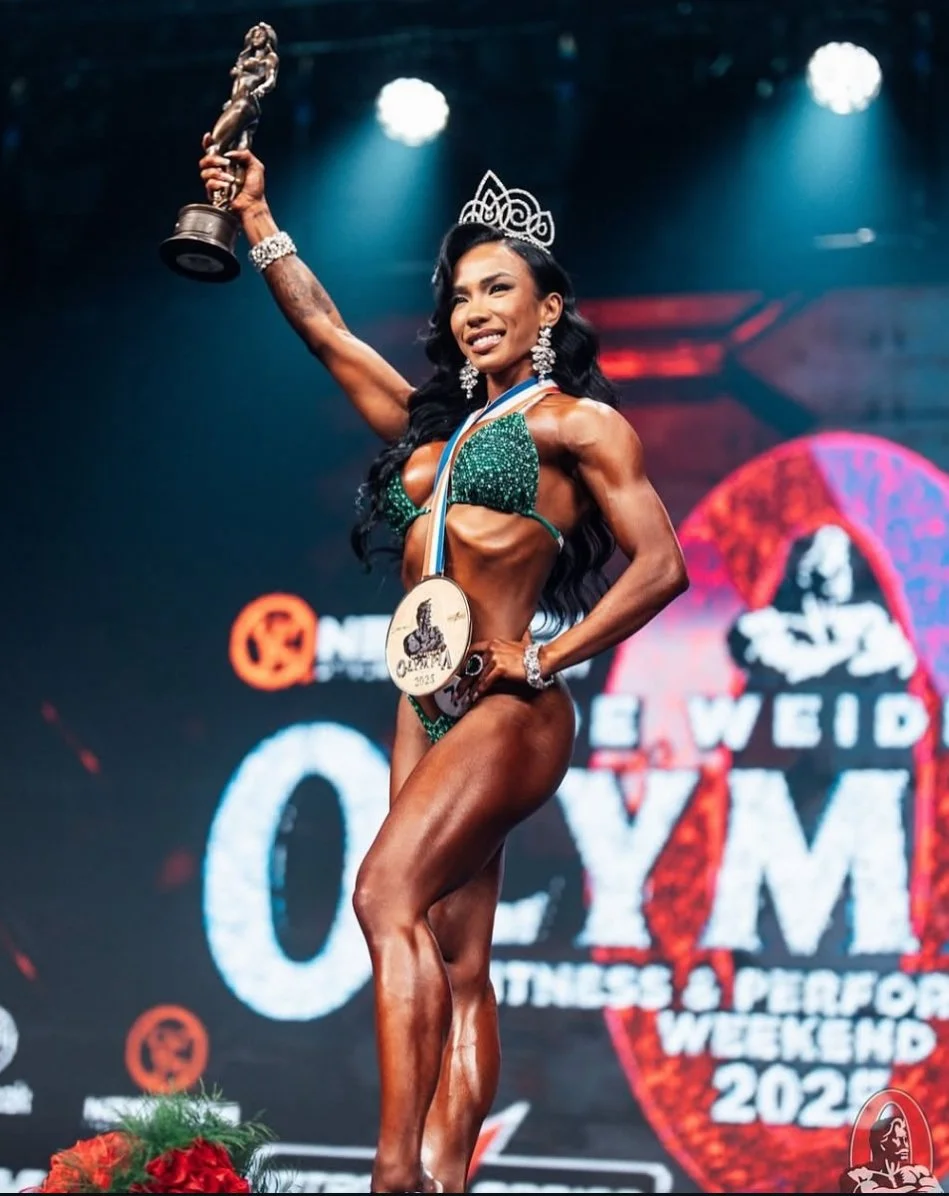 Niko Del Rey Your 2025 2x Ms. Olympia Bikini Champion, Philippine born, Maureen ...
