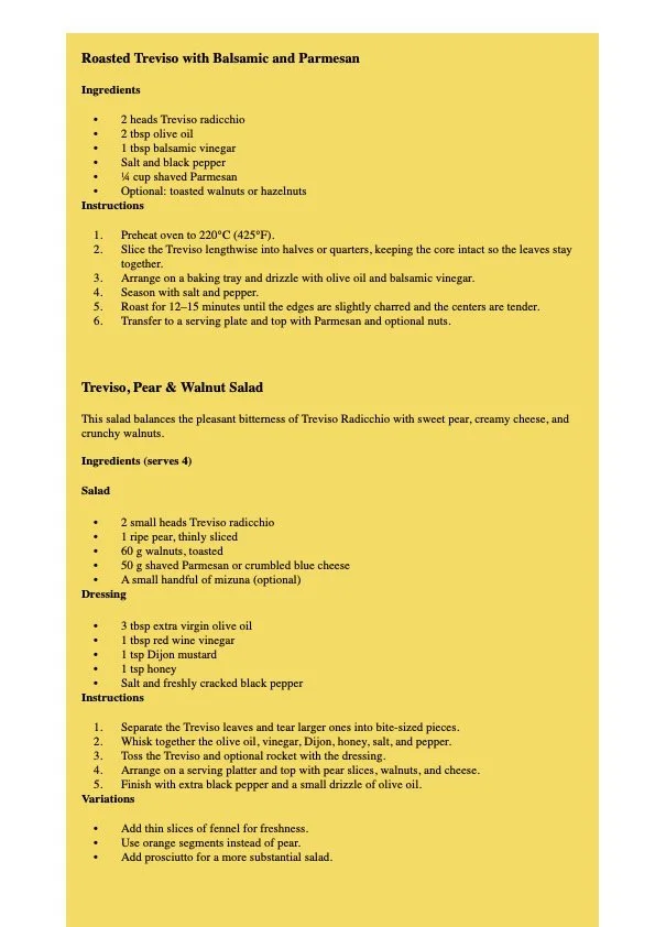 11th May Recipe
