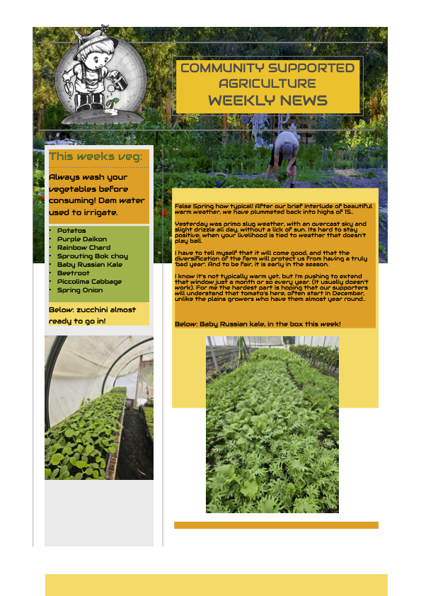 5th October Newsletter