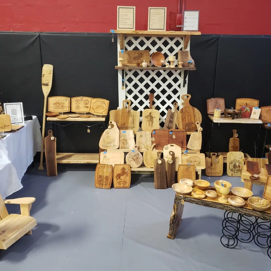 All set up at Hall-Dale craft fair. Open until 3.
