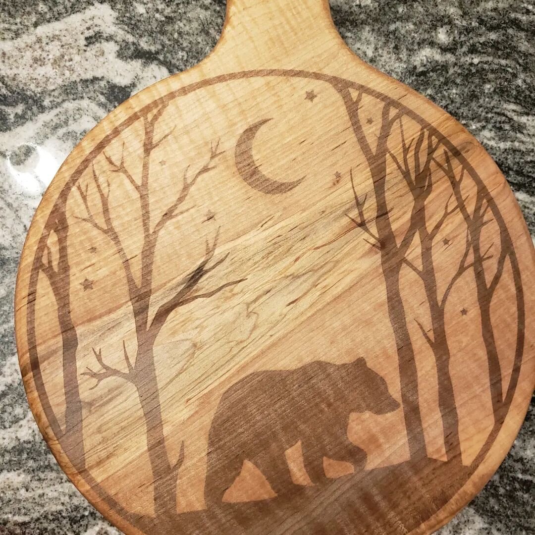 Lots of new things. Bottle openers, charcuterie boards, and some new slate coasters I wanted to play with.building up for some shows. 

#madeinmaine #mainewoodworker #mainelife #chickadee #slate #lakelife #moose #bear