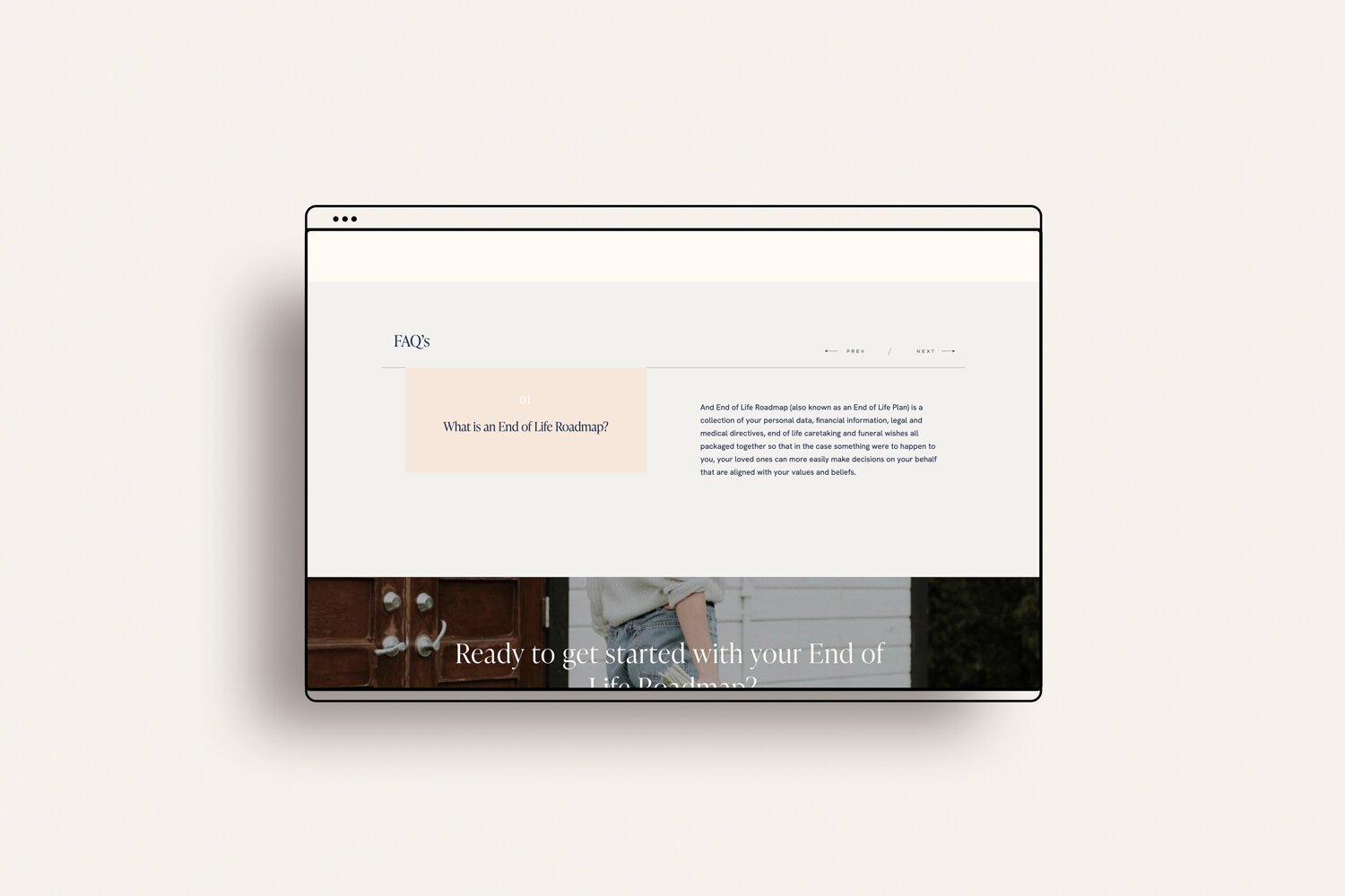Users typically have questions about self-paced courses. I implemented a beautiful swipe feature to showcase common questions.