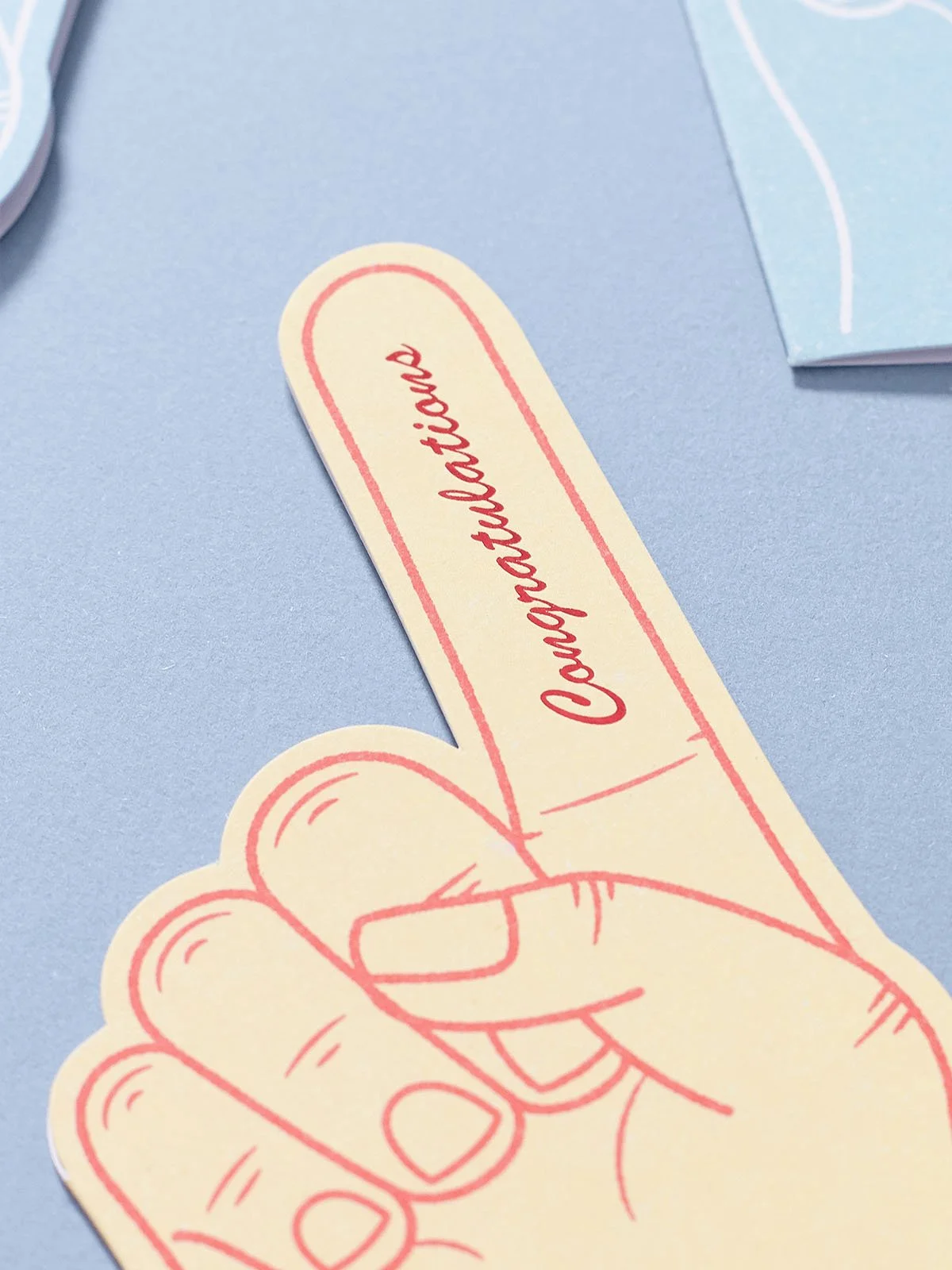 butter-yellow-foam-finger-greeting-card-with-hot-foil-congratulations-close-up.jpg