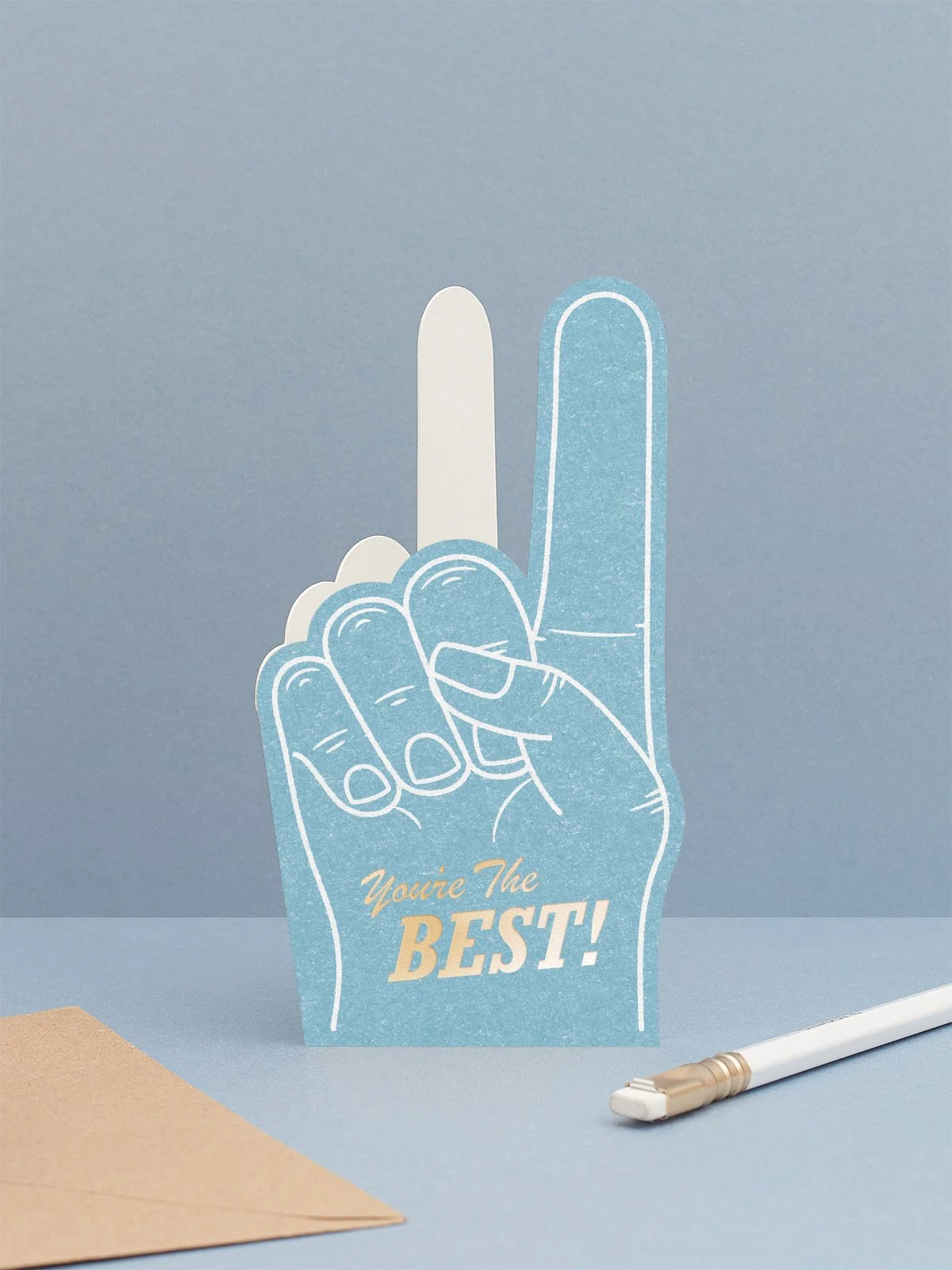 You're The Best Foam Finger Card