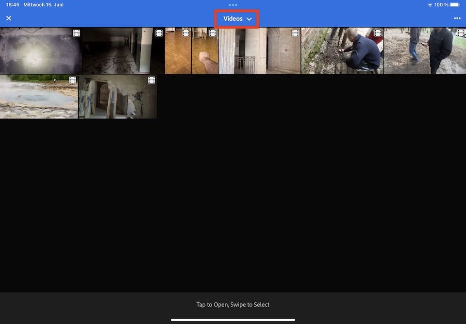 Videos in Lightroom mobile Videos in Lightroom mobile