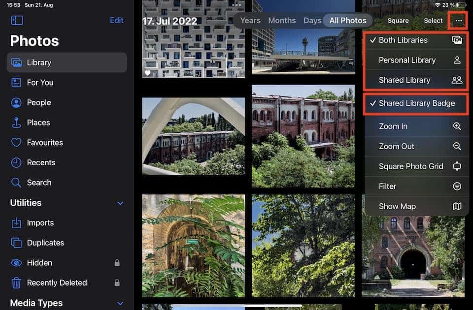  Choose which Library you'd like to see in the iOS 16 Photos App 