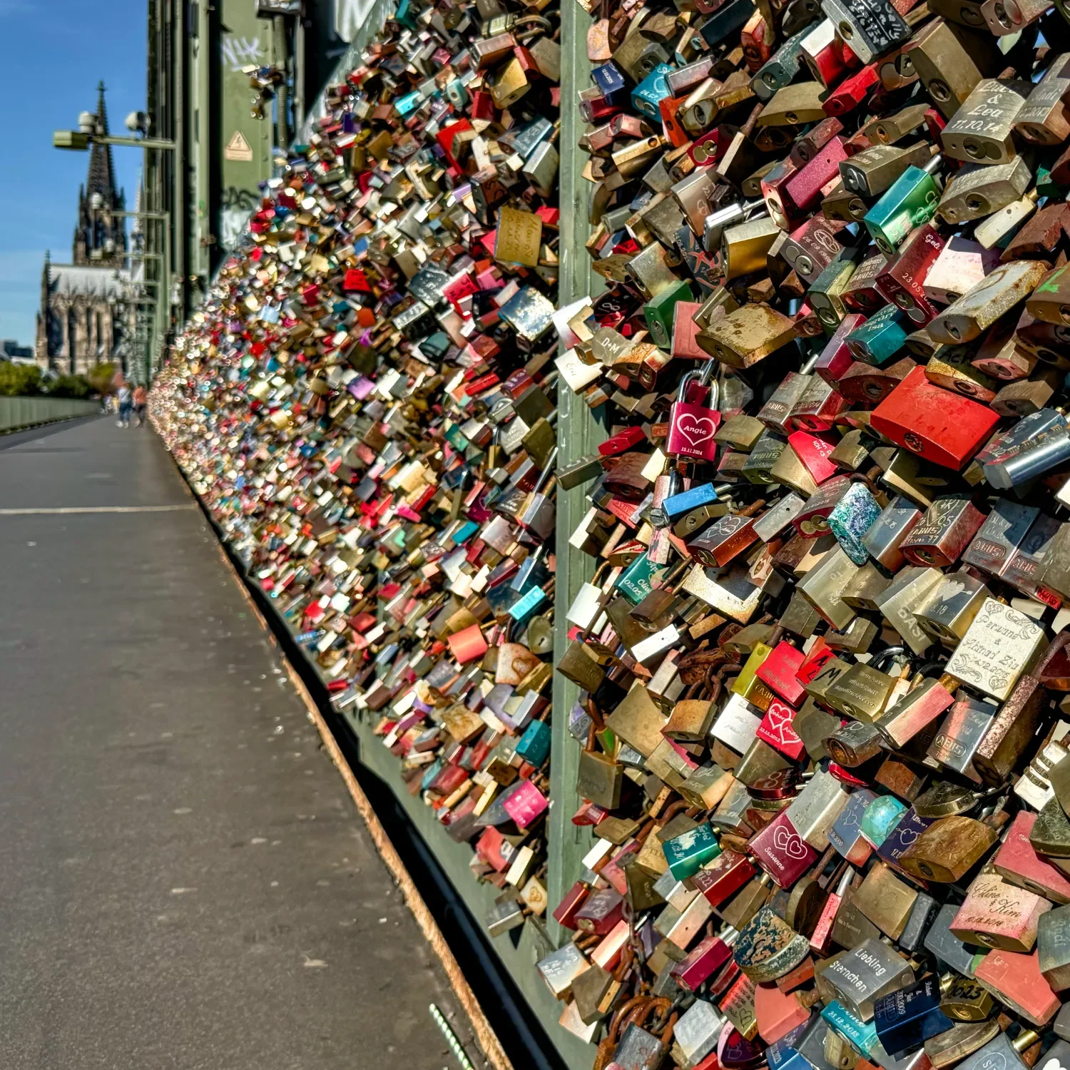 Lovelocks at the Hohenzollern Bridge
