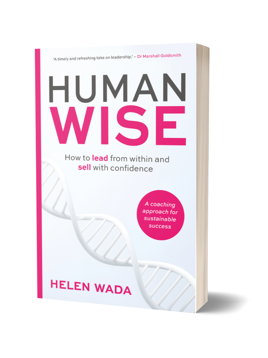 Image of the book, Human-Wise: How to lead from within and sell with confidence.
