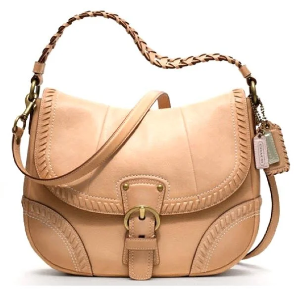 COACH Poppy Whipstitch Vachetta Shoulder Coach | Signature Poppy 