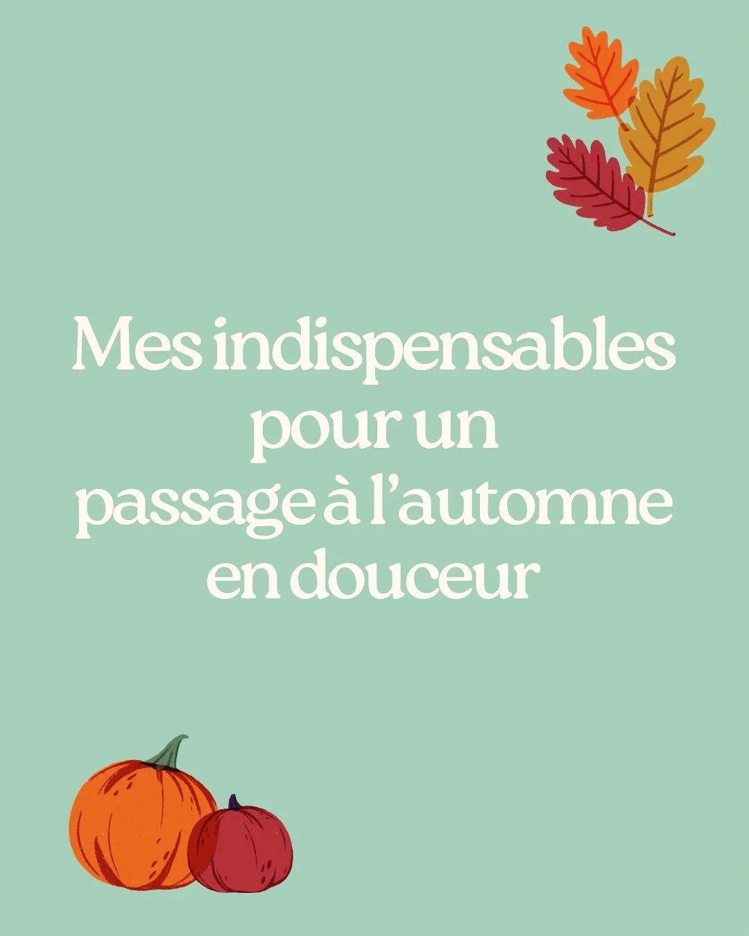 Je crois que j&rsquo;aime toutes les saisons 🧡💛🤎

🍁 J&rsquo;affectionne particuli&egrave;rement l&rsquo;automne (s&rsquo;il ne pleut pas non-stop 🤣) 

✨ J&rsquo;aime le fait que cette saison nous invite, comme les arbres se d&eacute;lestent de l
