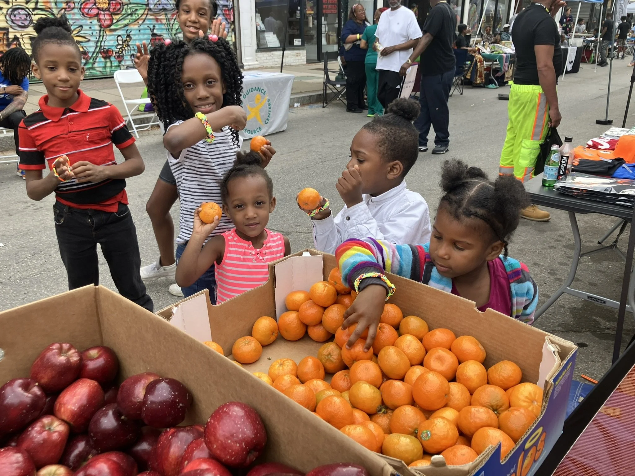 YDU Provides Fresh Fruit and Fun at "DelcoGives, Chester Creates" Block Party