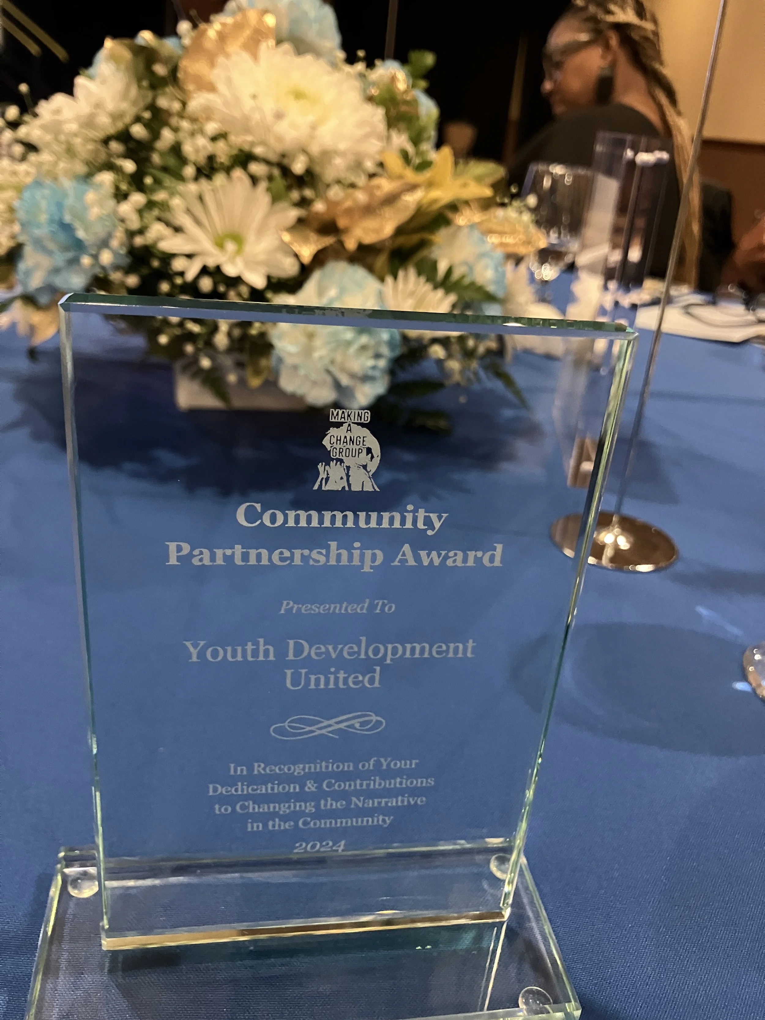 YDU Honored by Making a Change Group