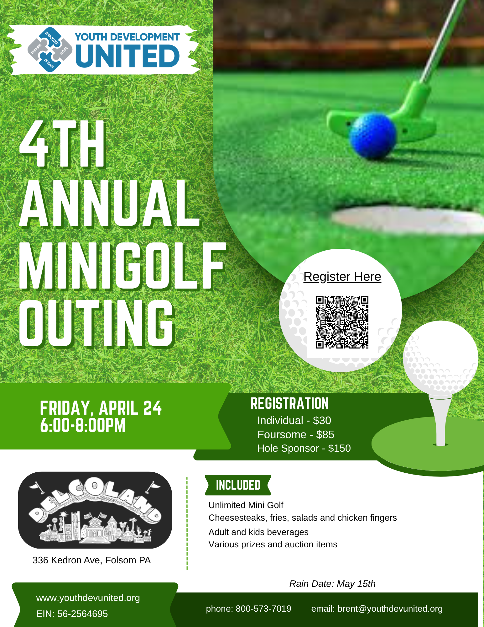 4th Annual Mini Golf Outing 