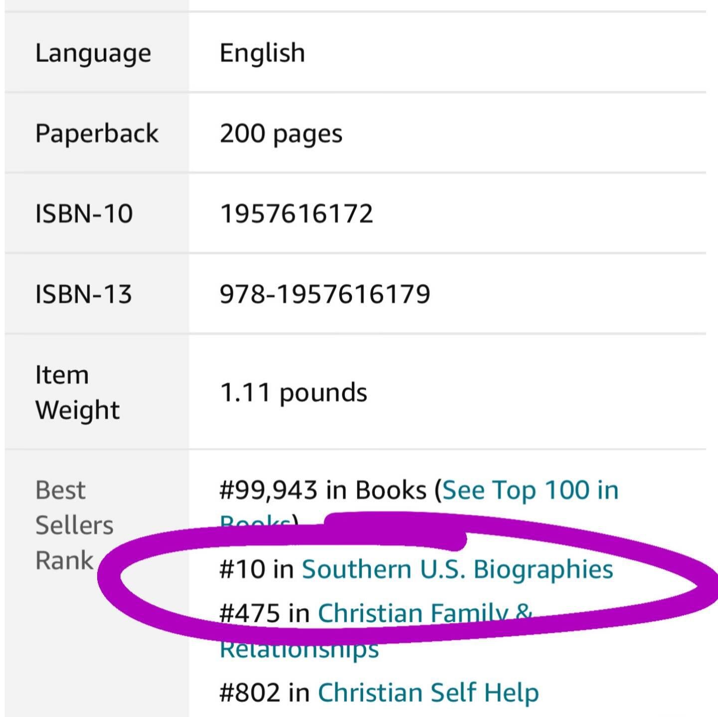 Humbled 💜🥹🫶🏾 

Thank you for making Dangerous Hope an Amazon top 10 best seller 😭😭😭. 

Not even close to possible without you~this community. 
Thank you for sharing the message of Dangerous Hope. I pray it continues to spread the message of ho