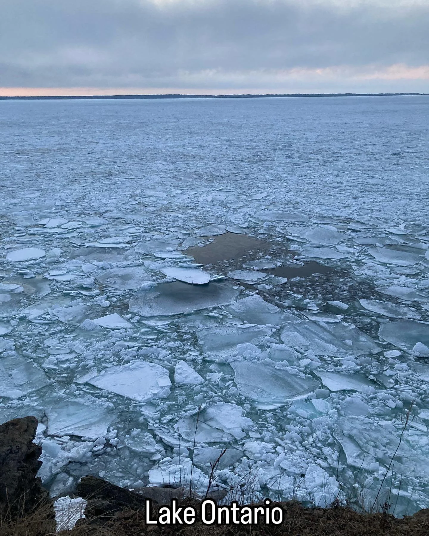 Some old clicks of ice on Lake Ontario