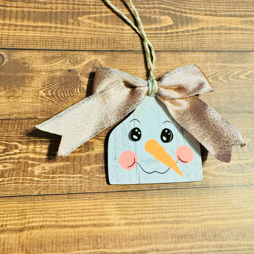 Frosty Smiles Snowman Ornament