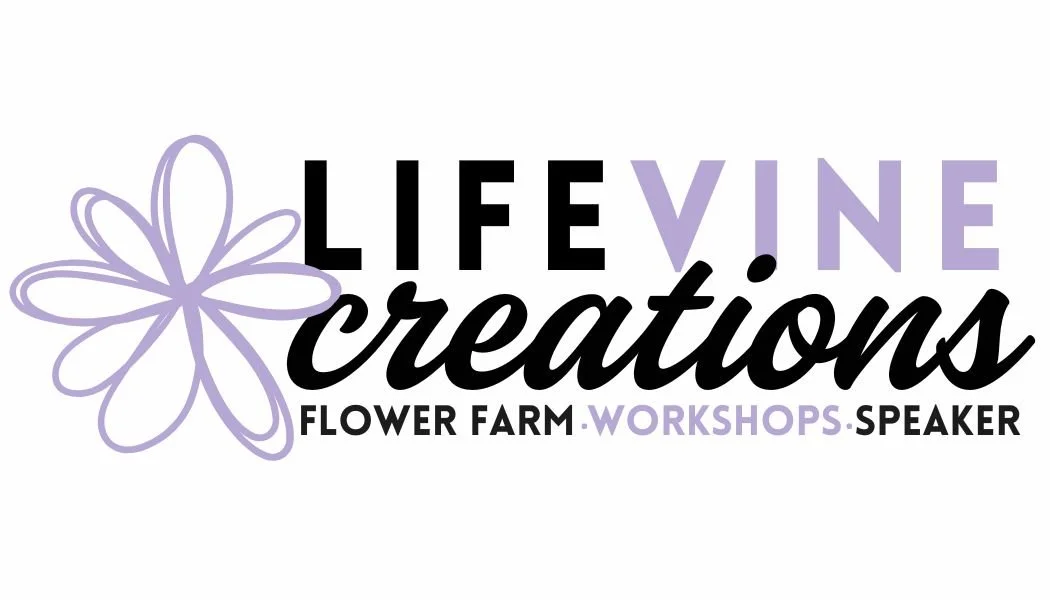 Life Vine Creations Logo 2025 Flower Farm Workshops Speaker