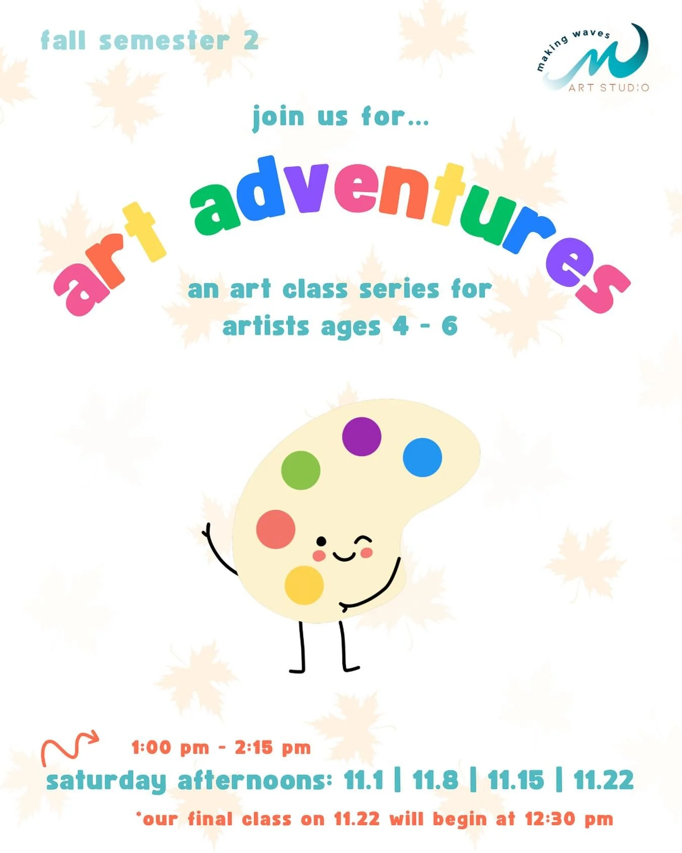 Calling all pre-k, kindergarten and first grade families!
Do you have a little one who loves to imagine, draw, paint, cut, stick, sculpt and build?! We know JUST where they need to be this fall. ๐ 
Join us for our Art Adventure program!!! ๐จ
Get