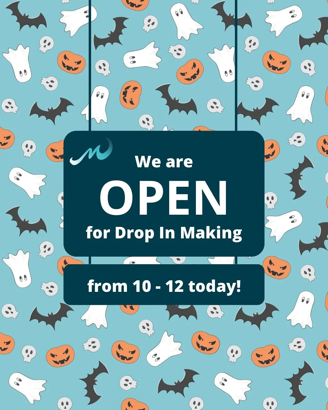 Today is our final Happy Halloween themed Drop In Session. Join us for the fun! ๐๐ป
If you’re new to our Drop In Sessions, here’s everything you need to know…
๐จ Our Drop In Sessions are $20 for kids 2 - 4 YO + $26 for makers 5